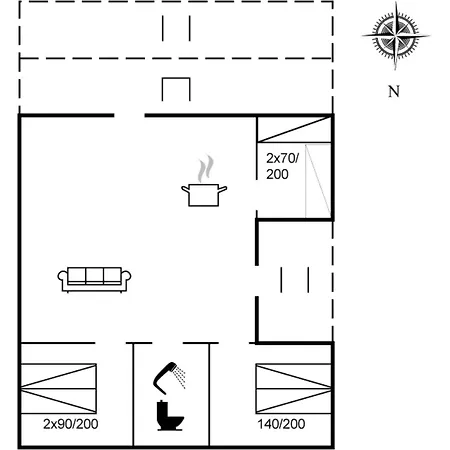 Feriehus Winter - 31km From The Sea By Interhome *